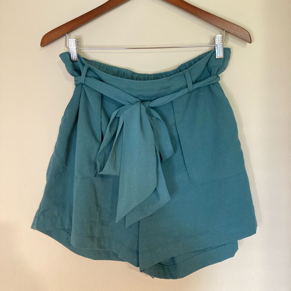 Teal shorts